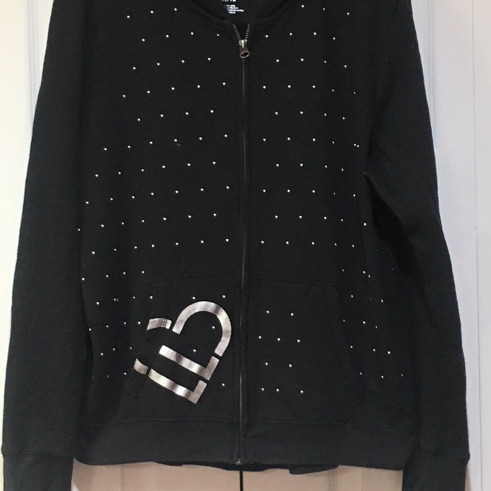 New Aeropostale bling hoodie size xl - Picture 2 of 4